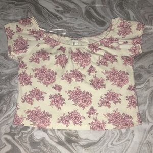 Floral crop top